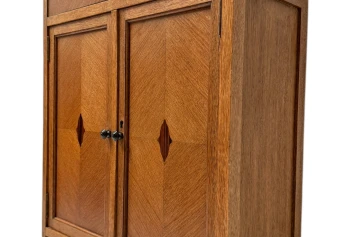 Art Deco Amsterdamse School Wall Cabinet by 't Woonhuys Amsterdam, 1920s